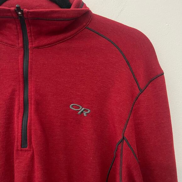 Outdoor research men's Outdoor‎ ResearchBlackridge Quarter-Zip sweater size m - Picture 2 of 10